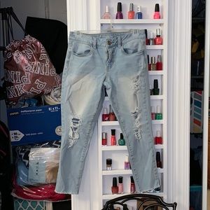 American Eagle cropped jeggings